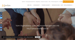Desktop Screenshot of jordan-hypnose.de